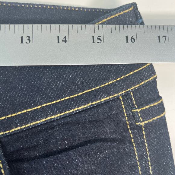 HUDSON Dark Wash Denim Blue Made in USA Jeans Cotton Snadex Stretch 107906 29 - Picture 10 of 16